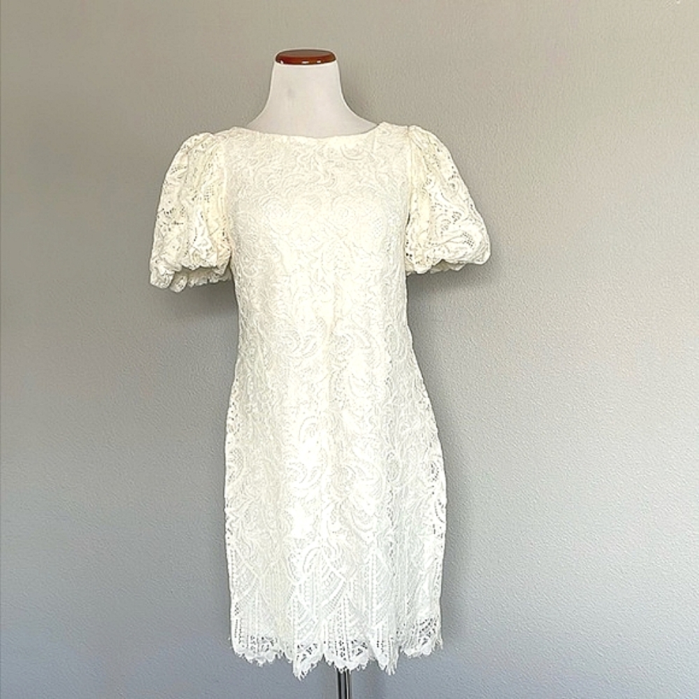 NWT JESSICA HOWARD | $99 Lace Sheath Cocktail Dress - Picture 4 of 10